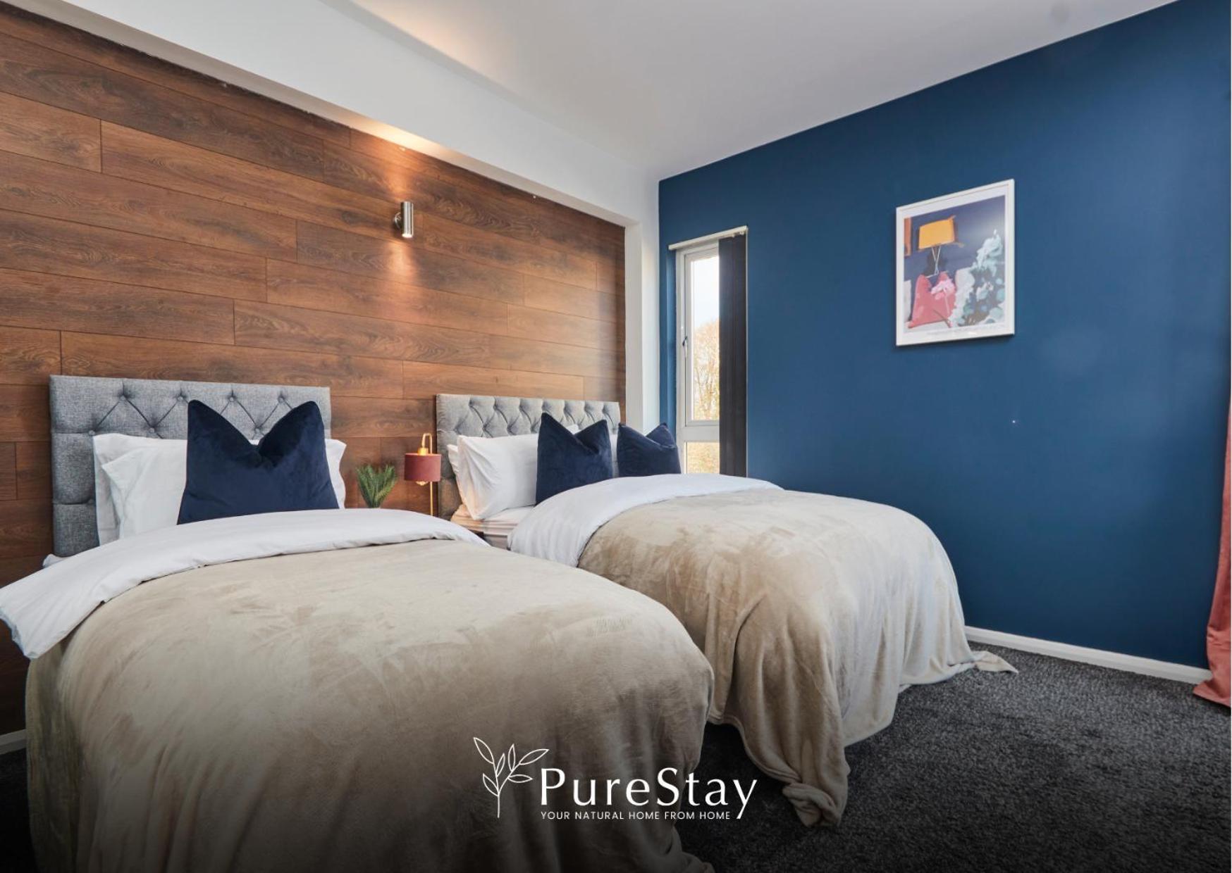 Superb House Manchester Near Etihad With Free Parking Sleeps 8 Exterior foto